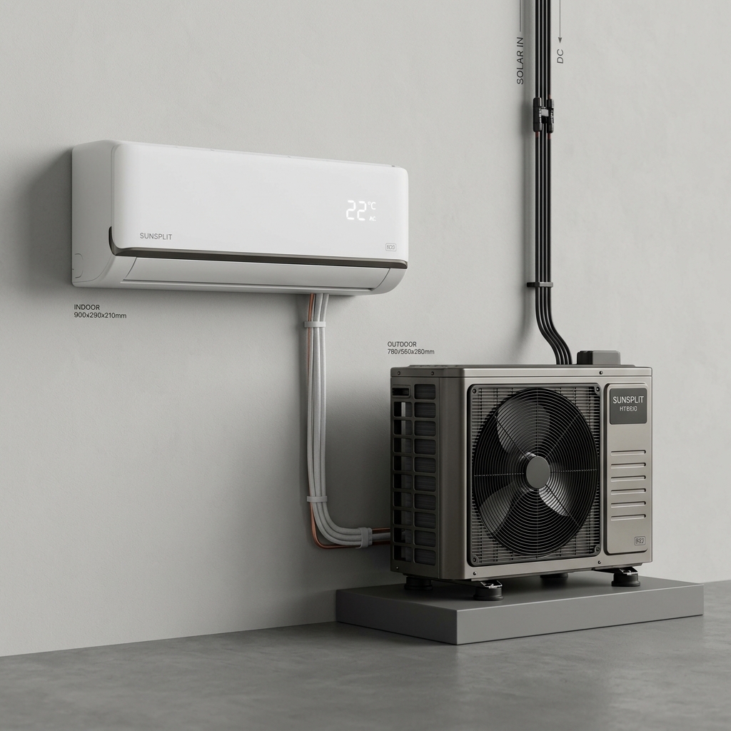Climatiseur Solaire Split Inverter Chari Breeze