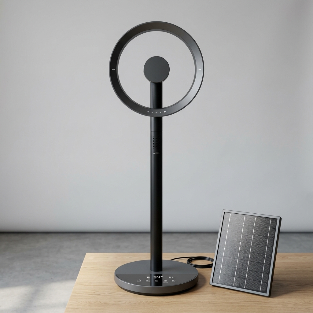 Ventilateur Solaire Silencieux Chari Sirocco